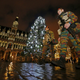 Belgian soldiers patrol Brussels' Grand Place on November 22, 2015, after security was tightened in Belgium following the fatal attacks in Paris.